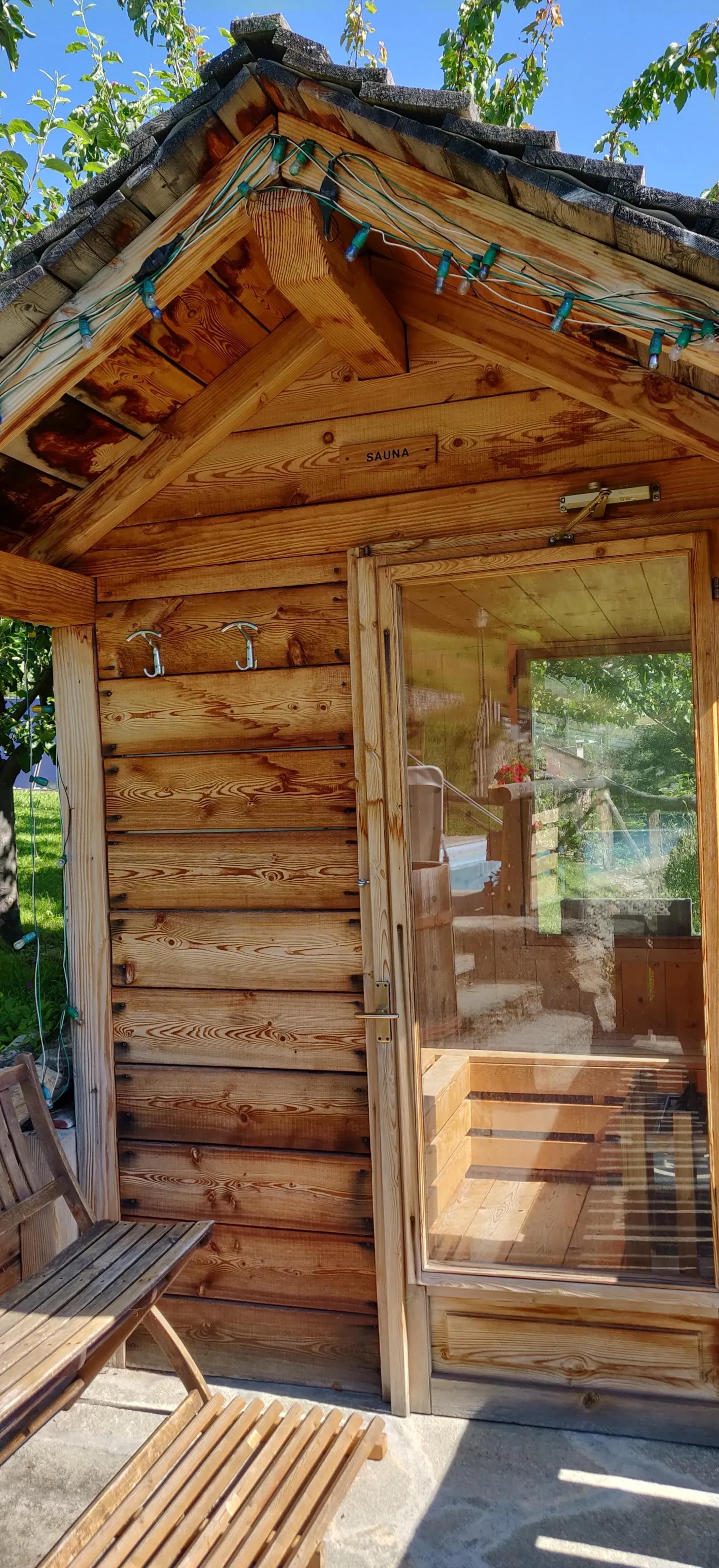 Sauna finlandese esterna